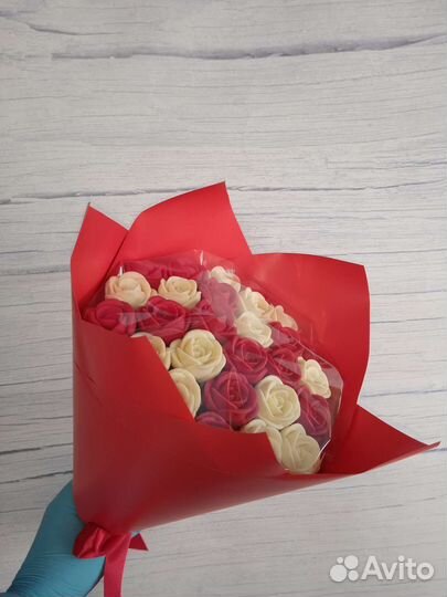 Доставка букета из шоколадных роз