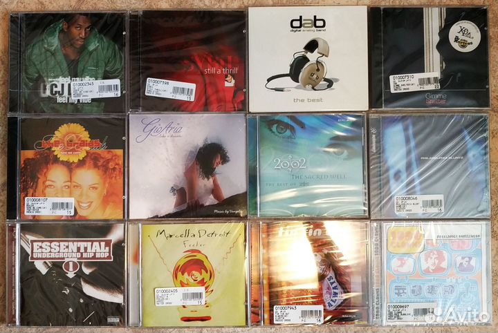 CD фирменные запечатанные Rock Jazz House Hip-hop