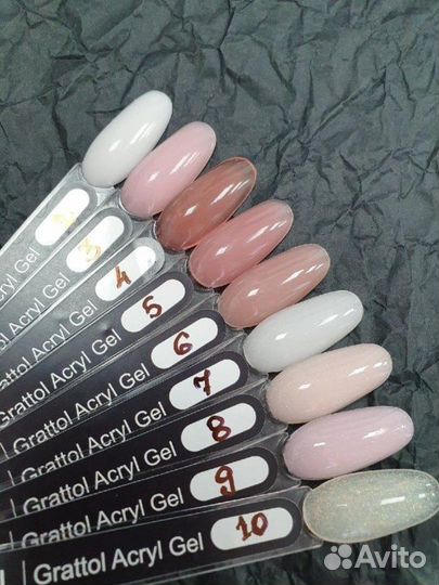 Акрил-гель Grattol Acryl Gel Graphite, графитовый