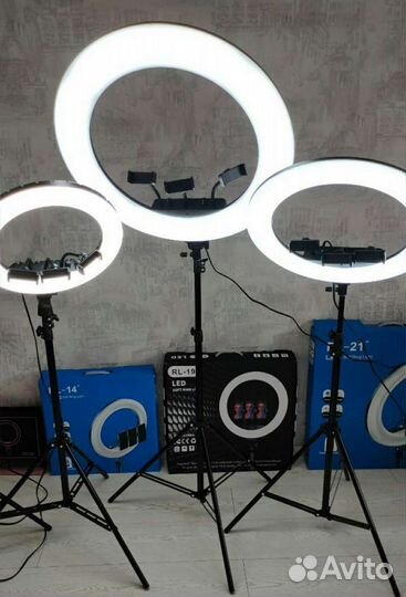 Кольцевая лампа 36 см