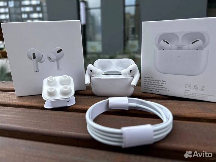AirPods Pro (Ростест,Новые) Гаратния+Чехол