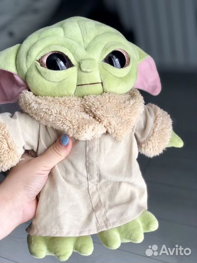 Мягкая большая игрушка йода
