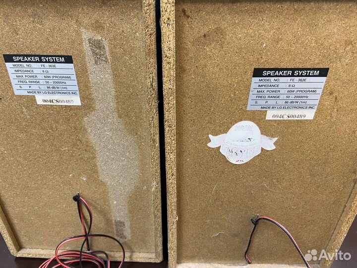 Колонки от музыкального центра lg