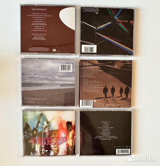 Cd диски фирменные c Rock музыкой