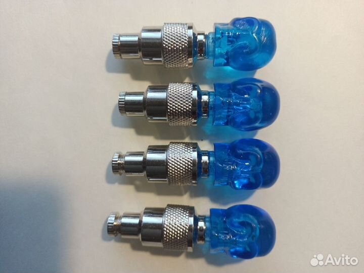 Комплект LED колпачков на нипель авто, мото, вело