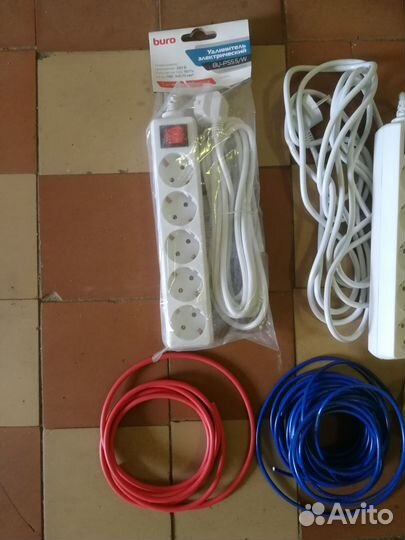 Сетевой фильтр, удлинитель, провода