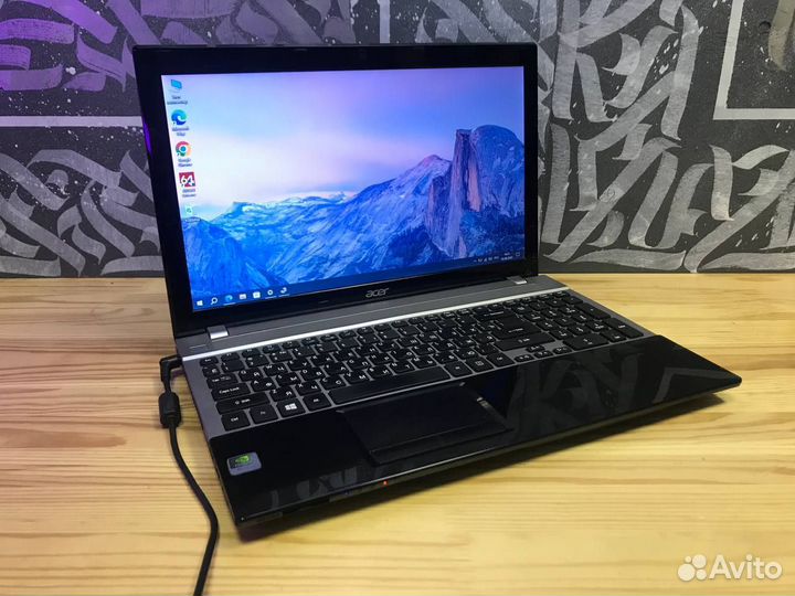 Мощный ноутбук Acer Core-i7/GeForce/SSD/6gb