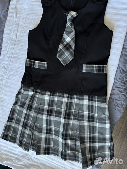 Сарафан школьный 128