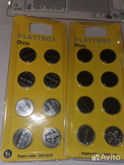 1 Батарейка CR2032 Plattboj платбой икеа IKEA