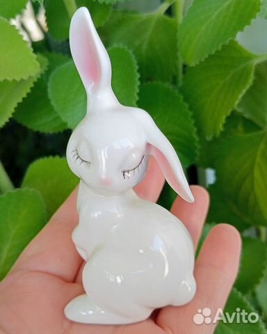 Символ года Кролик Фарфор Статуэтка Зайка моя