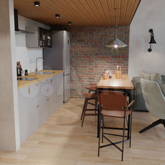 Квартира-студия, 31,1 м², 2/5 эт.