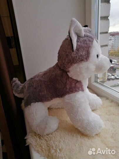 Новая мягкая игрушка щенок хаски