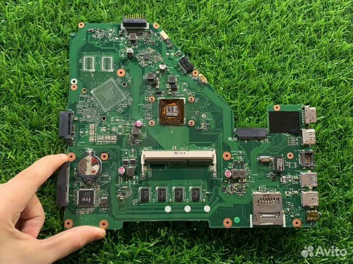 Мать asus x550ep e1-2100 + 2gb ddr3 lvds 40pin