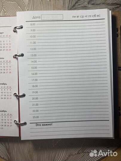 Ежедневник на кольцах