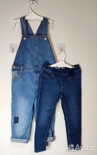 Комбинезон mothercare 104, джеггинсы H&M 104