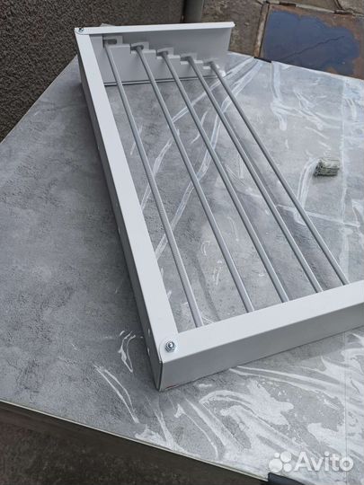 Вешалка для сушки белья раздвижная настенная