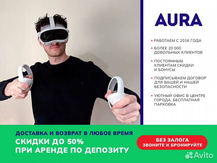 VR очки pico 4 аренда