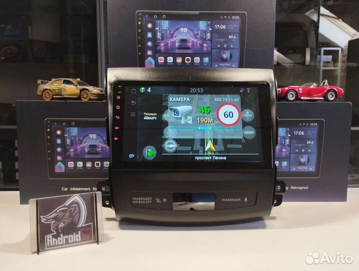 Магнитола Mitsubishi Outlander xl на андроиде