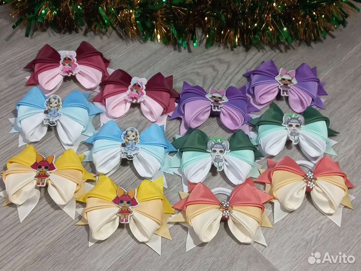 Бантики для девочек ручной работы