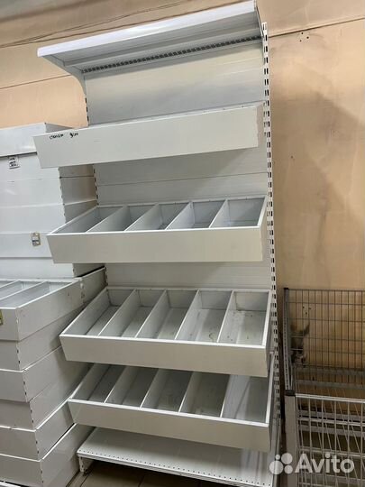 Стеллаж торговый кондитерский для орехов и конфет