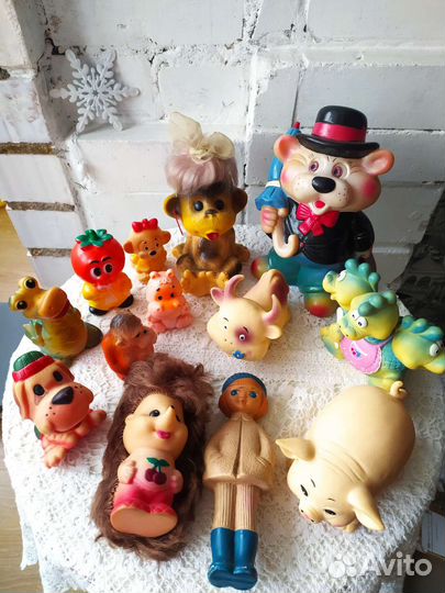 Резиновые игрушки СССР