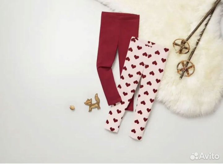 Лосины 2шт утепленные Lupilu 122/128