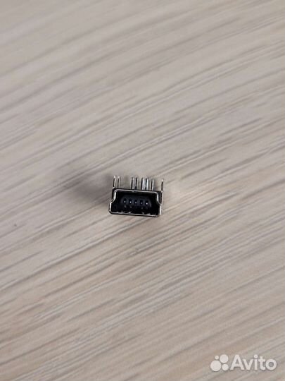 Mini USB разъём для платы (для пайки)