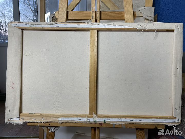 Картина маслом на холсте. Городской пейзаж