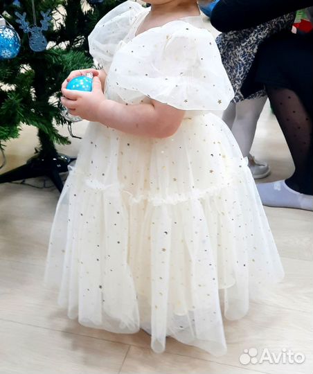 Нарядное платье для девочки 80 86 92