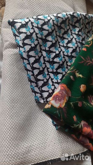 Ткани кусочки для рукоделия пакетом