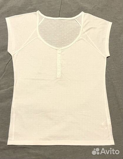 Футболка Etam пижамная белая размер 44-46