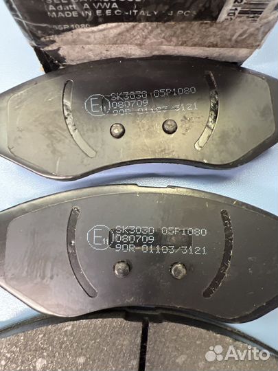 Колодки тормозные chevrolet aveo 1.2-1.4 06- пер