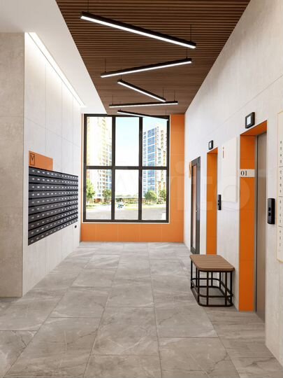 2-к. квартира, 62,9 м², 2/25 эт.