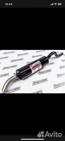 Глушитель stinger на ваз 2114