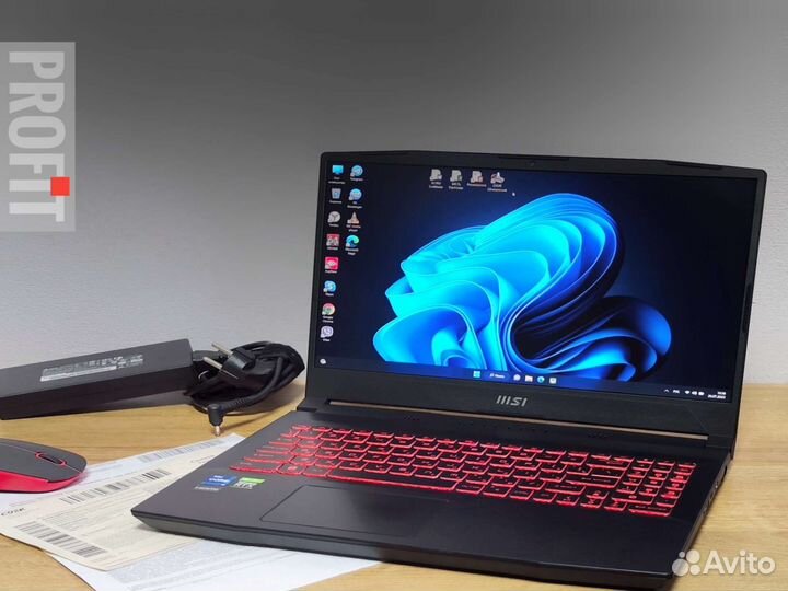 Ноутбук MSI Katana GF66 i7 RTX3060