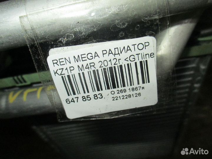 Радиатор печки Renault Megane iii KZ1P