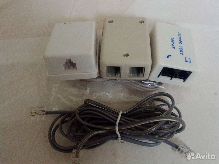 Сплитеры adsl, телефонные провода