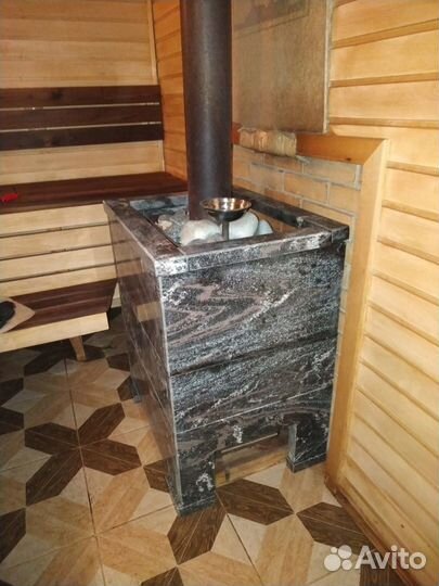 Ограждение из камня под любые печи