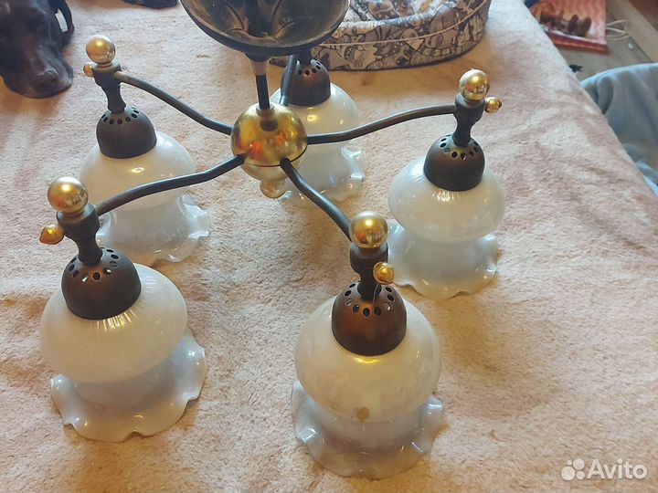 Люстра потолочная бу