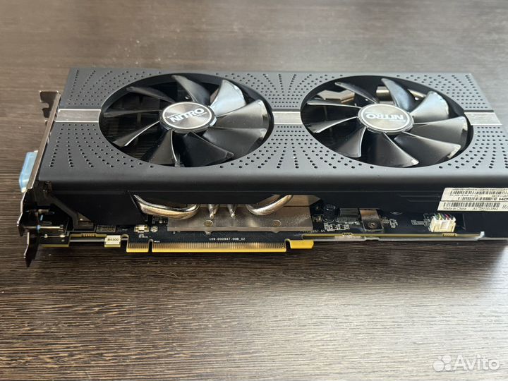 Видеокарта sapphire nitro+ radeon rx580 4gb