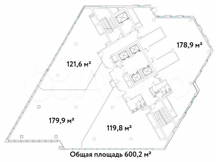 Аренда офиса 642,21 м² в бц. 10 мин от м.Планерная