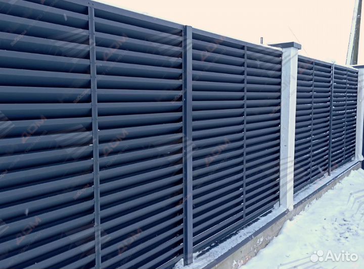 Забор-жалюзи