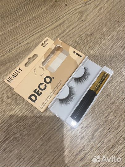 Магнитные накладные ресницы deco