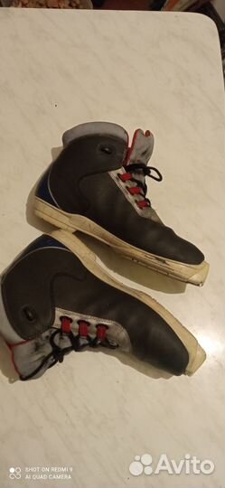 Ботинки Fischer SNS, крепления Salomon SNS Pilot