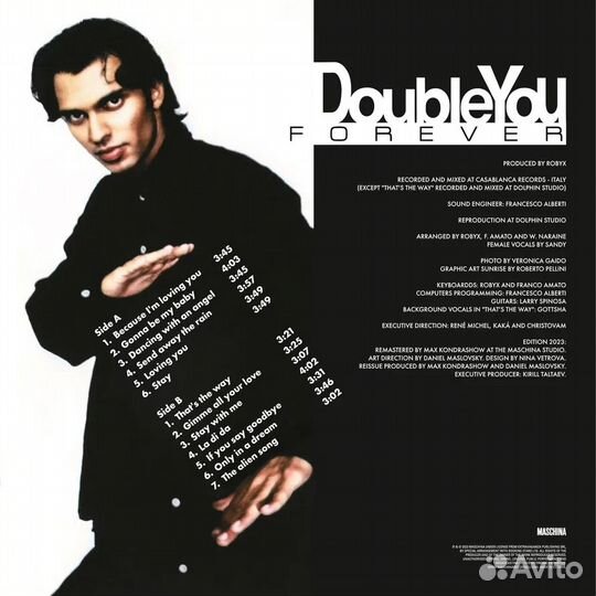 Double You — «Forever» (1996/2023) Black Vinyl