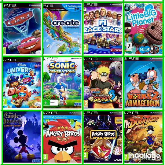 Игры на PS3, Игры, Диски