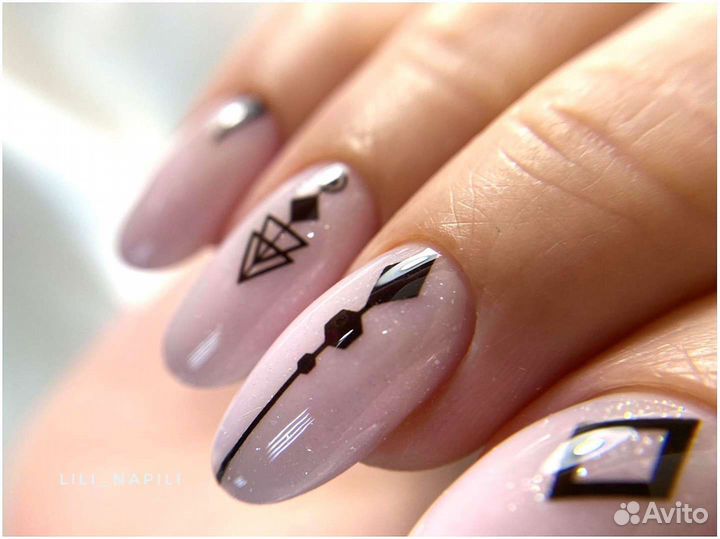 Маникюр, гель-лак, укрепление