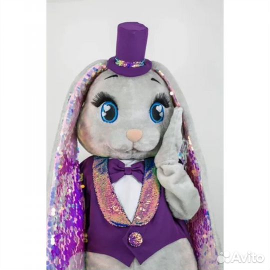 Ростовая кукла Зайка и Мишка, поздравление