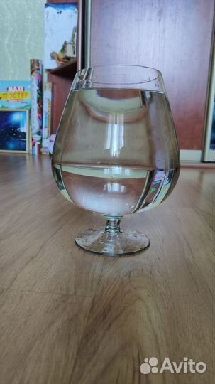 Ваза-рюмка стеклянная