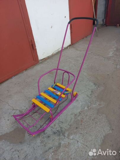 Детские зимние санки